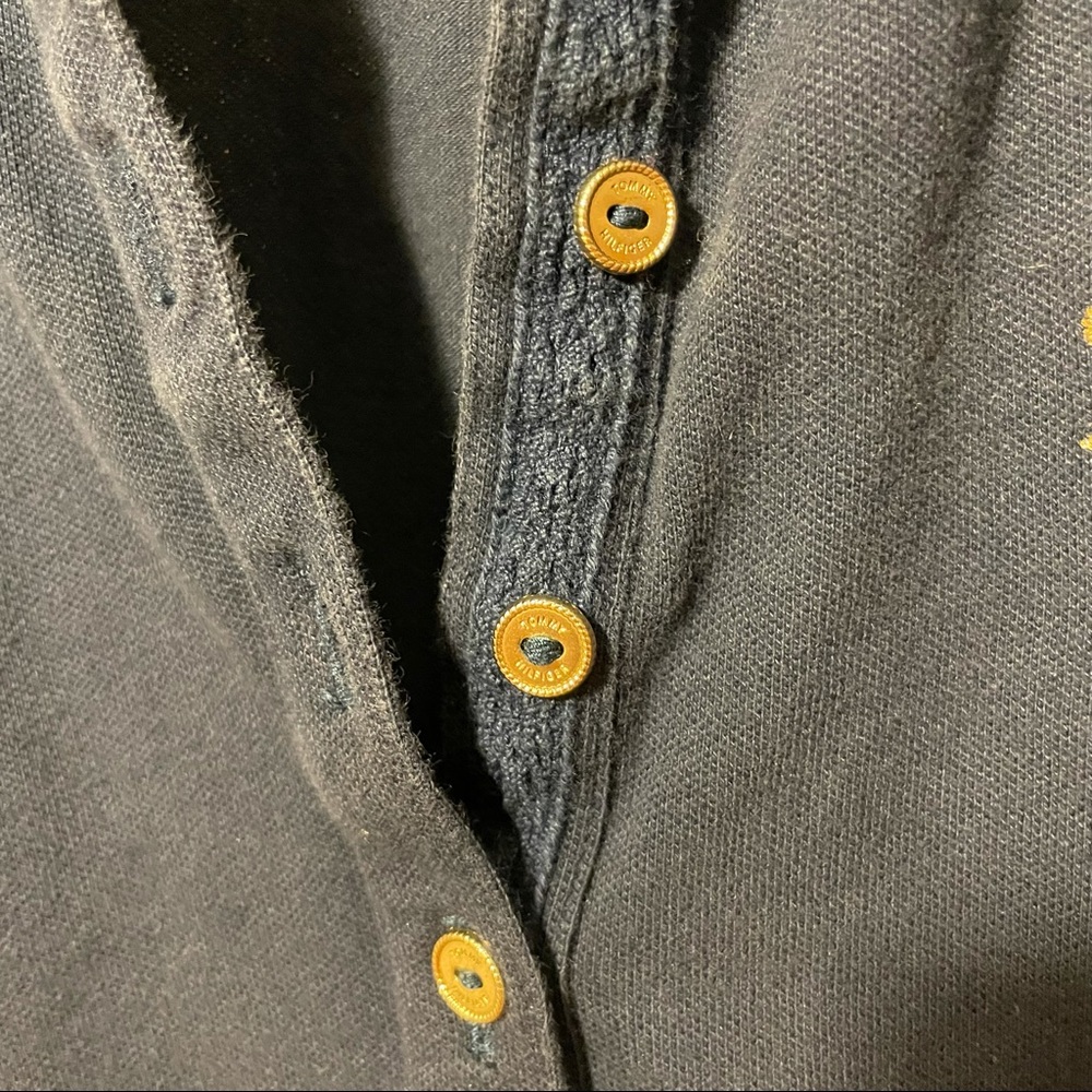 Tommy Hilfiger Navy Blue Short Sleeve Top - Picture 5 of 9